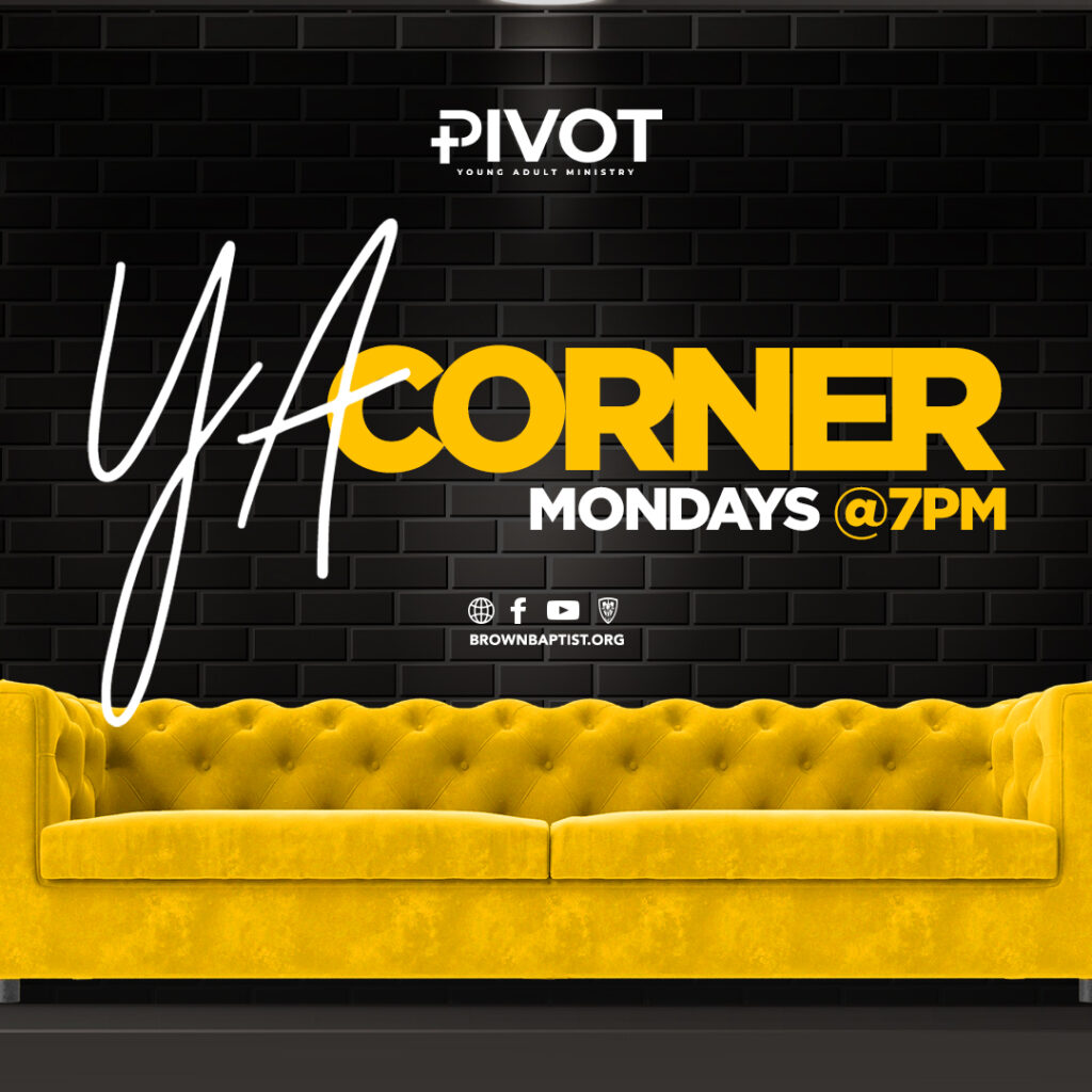 PIVOT Young Adults event flyer