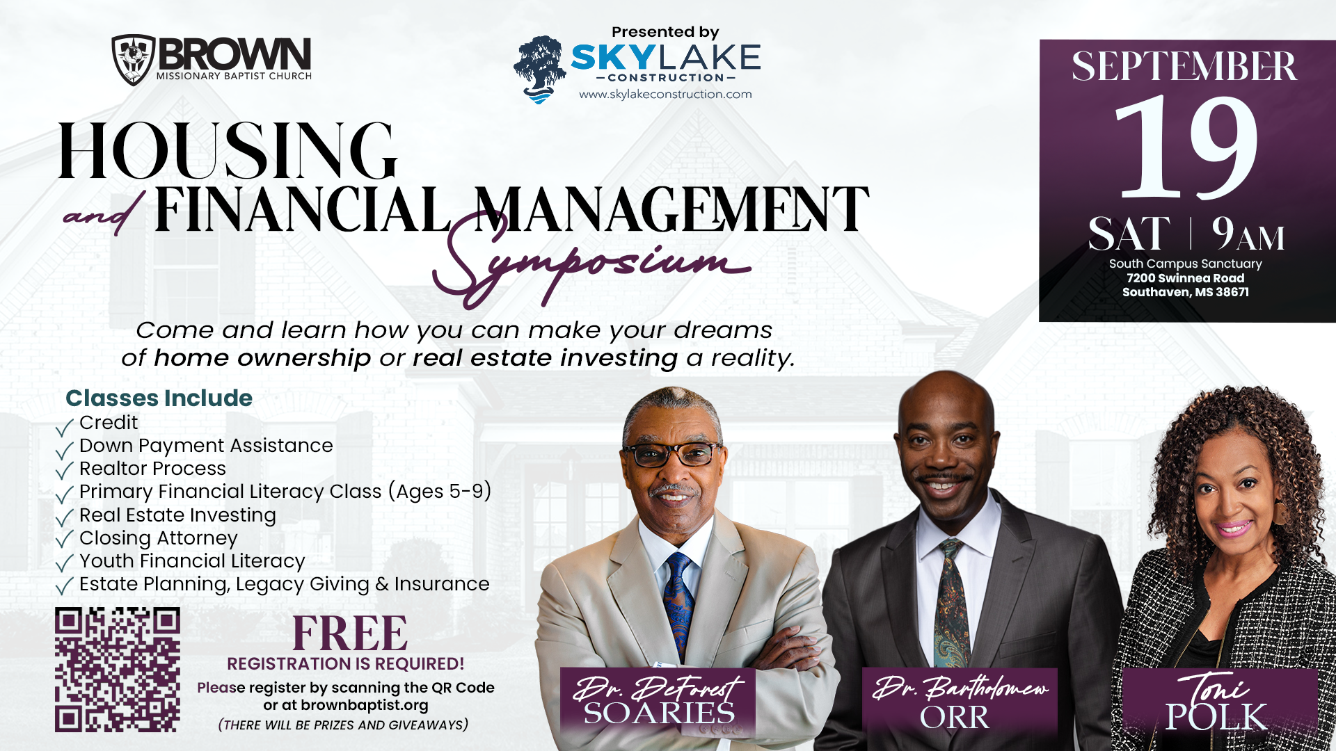 Housing and Financial Management Symposium promotional graphic